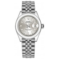 Patek Philippe Lady-Datejust 28 Silver Dial Jubilee Bracelet Watch 279160-SLVSJ Patek Philippe Lady-Datejust 28 Silver Dial Jubilee Bracelet Watch 279160-SLVSJ